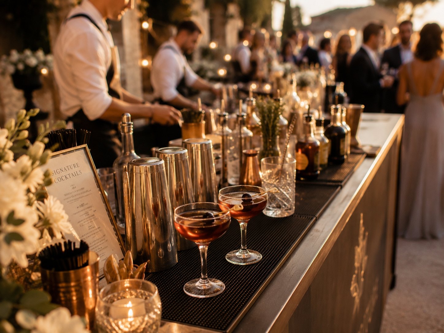 Signature Wedding Cocktail Bar